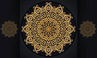 Mandala pattern vector design.