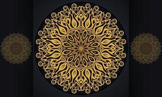 Mandala pattern vector design.