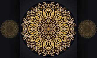 Mandala pattern vector design.