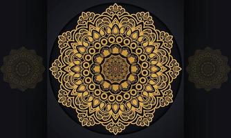 Mandala pattern vector design.