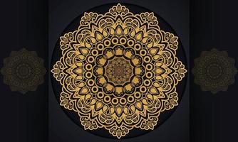 Mandala pattern vector design.