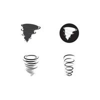 vector de símbolo de logotipo de tornado