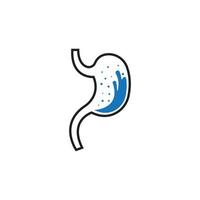 stomach care icon designs concept vector