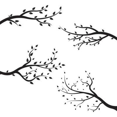 tree branch logo vector