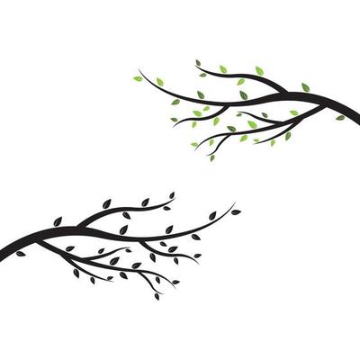 tree branch logo vector