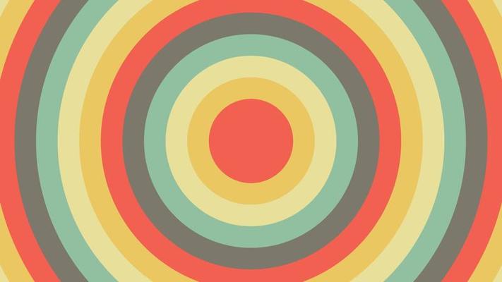 Circle strip background. Smooth color concentric circles. Vector Illustration for banner, flyer, poster, or wallpaper. Vector easy editable