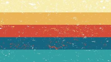 Vintage Color Background. The 70s and 80s glitch retro vibes style. Old fashion style lines. Retro vintage background. The seventies and Eighties banner or poster design. Vector editable