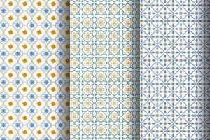moroccan seamless pattern ornament design vector