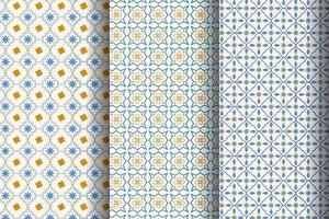 moroccan seamless pattern ornament design vector