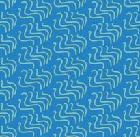 Cute seamless pattern background with hand drawn simple wave doodles. Childish textile design, simple geometric line backdrop vector