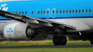 KLM Boeing 737 departure video