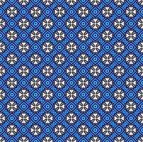 Blue and white color seamless pattern texture and template. Multicolored. Colorful ornamental graphic design. Colored mosaic ornaments. vector