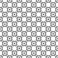 Black and white seamless pattern texture. Greyscale ornamental graphic design. Mosaic ornaments. vector