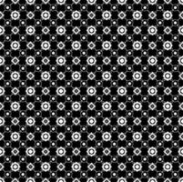 Black and white seamless pattern texture. Greyscale ornamental graphic design. Mosaic ornaments. vector