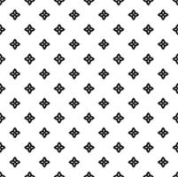 Black and white seamless pattern texture. Greyscale ornamental graphic design. Mosaic ornaments. vector