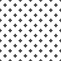 Black and white seamless pattern texture. Greyscale ornamental graphic design. Mosaic ornaments. vector