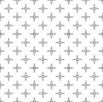 Black and white seamless pattern texture. Greyscale ornamental graphic design. Mosaic ornaments. vector