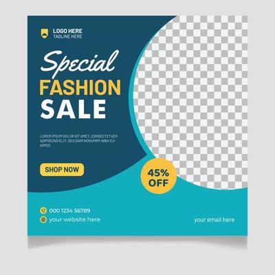 Special Sale New Arrival Fashion Social Media Post Template