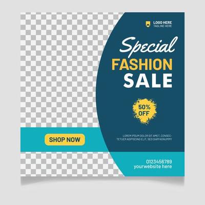 Special Sale New Arrival Fashion Social Media Post Template