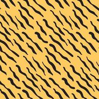 Hand drawn vector illustration of abstract tiger pattern.