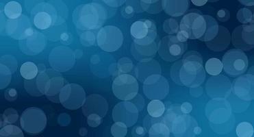 Abstract blue bokeh background. Blue abstract and blurred background. Vector illustration