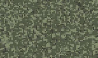 Digital camouflage pattern. Abstract modern military textile print background. Vector illustration