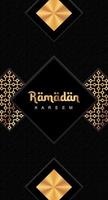 Ramadan kareem islamic greeting card background. Ramadan greeting card. Vector illustration