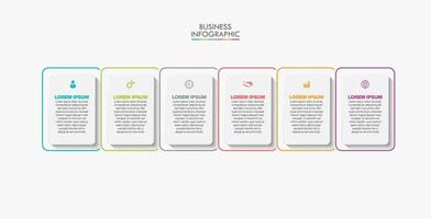 Presentation business infographic template vector