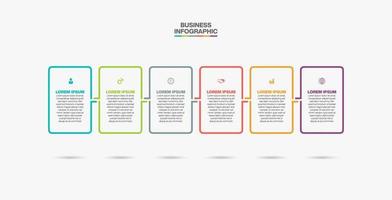 Presentation business infographic template vector