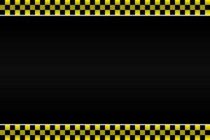 Contruction black and yellow line rectangle blank gradient design background vector