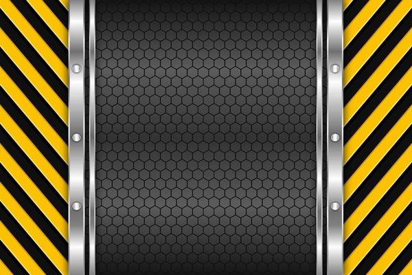 Yellow black line metal texture vectore design background