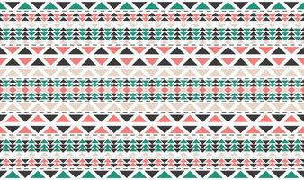 Triangle geometric shape seamless pattern background. Ethnic tribal modern vintage colorful design. Use for fabric, textile, interior decoration elements, upholstery, wrapping. vector