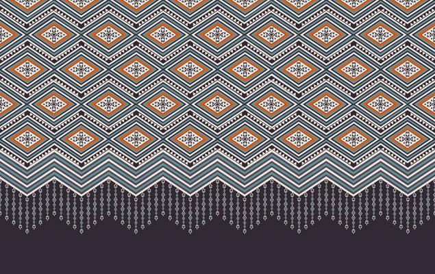 Native aztec tribal rhombus geometric zig zag line shape seamless background. Ethnic color pattern design. Use for fabric, textile, interior decoration elements, upholstery, wrapping.