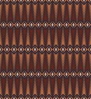 Ethnic tribal rhombus square, triangle geometric in herringbone shape seamless pattern on brown color background. Use for fabric, textile, interior decoration elements, upholstery, wrapping. vector