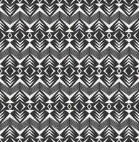 Cuadrado de rombo geométrico tribal étnico, chevron, forma de línea en zig zag patrón sin costuras monocromo color de fondo. uso para telas, textiles, elementos de decoración de interiores, tapicería, envoltura. vector