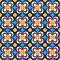 Abstract small circles random shape psychedelic pop art color seamless pattern background. Use for fabric, textile, interior decoration elements, upholstery, wrapping. vector
