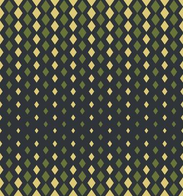 Small geometric diamond shape vertical halftone seamless pattern yellow green color background. Argyle pattern. Use for fabric, textile, interior decoration elements, upholstery, wrapping.