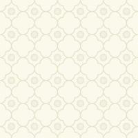 Geometric grid small flower seamless pattern cream grey color background. Simple Sino-Portuguese or Peranakan pattern. Use for fabric, textile, interior decoration elements, upholstery. vector