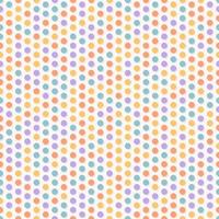 Small geometric circle dots random rainbow retro color seamless pattern background. Use for fabric, textile, cover, template design, interior decoration elements, wrapping. vector