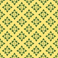 ikat forma de flor geométrica rejilla de patrones sin fisuras brillante fondo de textura de color de verano. uso para tela, textil, cubierta, elementos de decoración de interiores, envoltura. vector