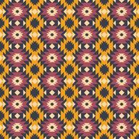 Colorful ethnic tribal geometric shape seamless pattern background. Use for fabric, textile, interior decoration elements, upholstery, wrapping.