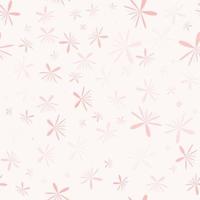 Geometric random flying flower art shape pink color seamless pattern background. Feminine fashion pattern. Use for fabric, textile, cover, upholstery, interior decoration elements, wrapping. vector