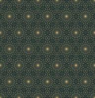 estrella persa islámica hexágono forma geométrica cuadrícula patrón sin costuras fondo de color contemporáneo. uso para tejidos, textiles, elementos de decoración de interiores. vector