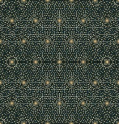 islamic persian star hexagon geometric shape grid seamless pattern contemporary color background. Use for fabric, textile, interior decoration elements.