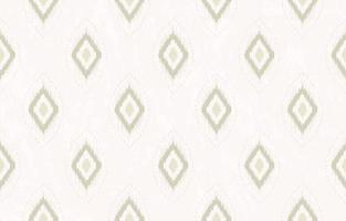 ikat forma de rombo geométrico de patrones sin fisuras fondo de textura de color gris crema pastel. uso para telas, textiles, elementos de decoración de interiores, envoltura. vector