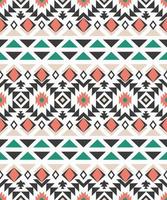 Native aztec triangle geometric shape seamless background. Ethnic tribal modern vintage color pattern design. Use for fabric, textile, interior decoration elements, upholstery, wrapping. vector