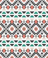 Native aztec triangle geometric shape seamless background. Ethnic tribal modern vintage color pattern design. Use for fabric, textile, interior decoration elements, upholstery, wrapping. vector