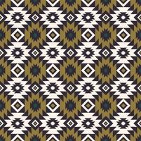 Contemporary color ethnic tribal geometric shape seamless pattern on white cream background. Use for fabric, textile, interior decoration elements, upholstery, wrapping. vector