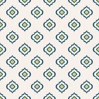 Small morocco trellis shape grid seamless pattern white cream texture background. Batik sarong pattern. Use for fabric, textile, interior decoration elements. upholstery, wrapping. vector