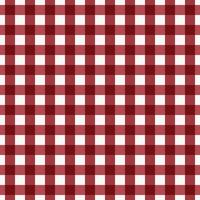 Simple small checkered plaid tattersall seamless pattern scarlet red color background. Use for fabric, textile, packaging, interior decoration elements, wrapping. vector